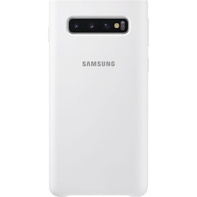 Чохол-накладка Samsung Silicone Cover для Samsung Galaxy S10 SM-G973 White (EF-PG973TWEGRU) [600905]