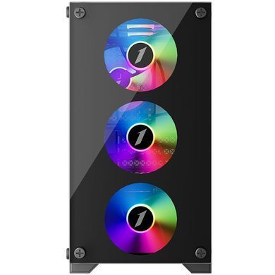 Корпус 1stPlayer Black 600W (X2-M-BK-4F1-PS-600FK-EU) [619620]