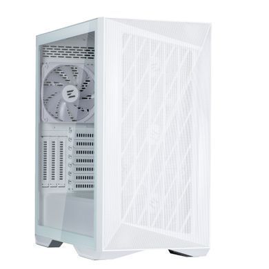 Корпус Zalman Z9 Iceberg MS без БЖ, 2xUSB3.0, 2xUSB2.0, 1xUSB 3.1 Gen2 Type-C, 4x140мм ARGB, VGA 390мм, LCS ready, TG Side Panel, EATX, білий (Z9ICEBERGMSWHITE) [109556]