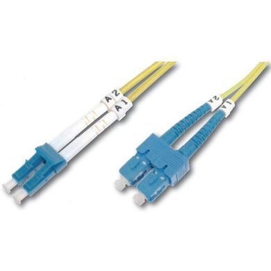 Патч-корд волоконно-оптичний DIGITUS LC/UPC-SC/UPC, 9/125, SM, OS2, duplex, 1м (DK-2932-01) [109920]