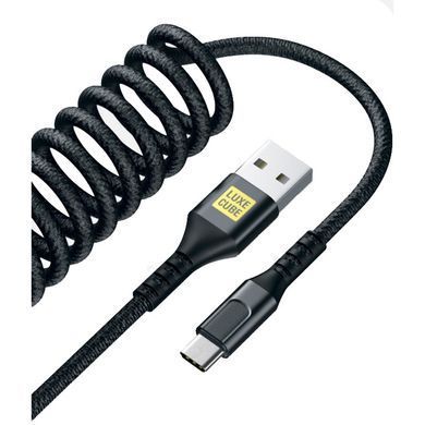 Кабель Luxe Cube Dynamic USB - USB Type-C (M/M), 1.5 м, Black (4446689101342) [603836]