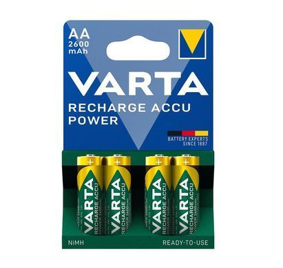 Акумулятор Varta NI-MH Power AA 2600 мА&bull;г, 4шт (05716101404) [113379]