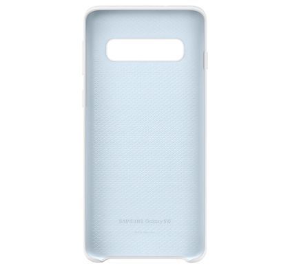 Чохол-накладка Samsung Silicone Cover для Samsung Galaxy S10 SM-G973 White (EF-PG973TWEGRU) [600905]