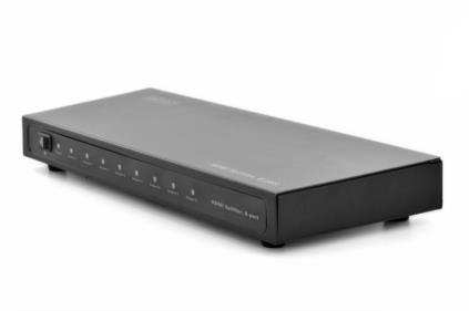 Відеосплітер DIGITUS HDMI (INx1 - OUTx8) (DS-43302) [108488]