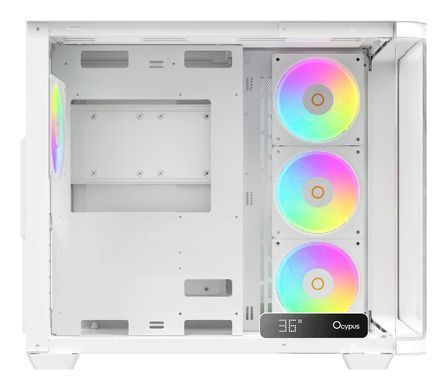 Корпус для комп'ютера IOTA C70 WH CURVE ARGB DIGITAL OCYPUS (IOTA-C70-WHD400CD-GL) [503737]