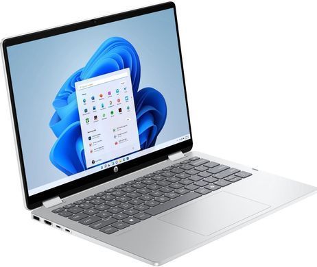 Ноутбук HP OmniBook 5 Flip x360 14" WUXGA IPS Touch, Intel 5-120U, 16GB, F512GB, UMA, DOS, сріблястий (BV5T7EA) [110213]