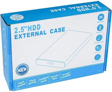 Зовнішня кишеня PowerPlant для HDD 2.5" USB3.0 (HC380411) [611339]