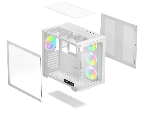 Корпус для комп'ютера IOTA C70 WH CURVE ARGB DIGITAL OCYPUS (IOTA-C70-WHD400CD-GL) [503737]