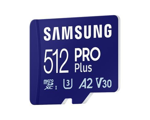 Карта пам`яті MicroSDXC 512GB UHS-I/U3 Class 10 Samsung Pro Plus + SD-адаптер (MB-MD512SA/EU) [616603]