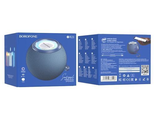 Портативна колонка BOROFONE BR23 Sound ripple sports BT speaker Dark Blue (6974443385526) [805607]