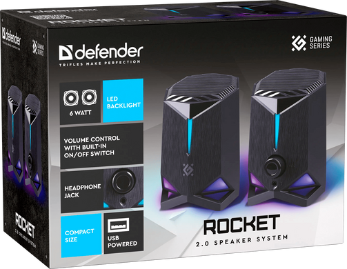 Акустика Defender 2.0 Rocket 6Вт (65094) [203823]