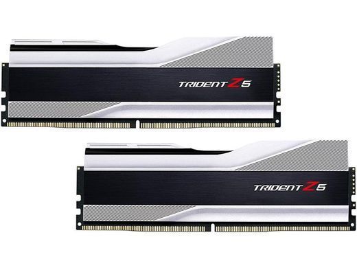 Модуль пам`ятi DDR5 2x16GB/8000 G.Skill Trident Z5 RGB Silver (F5-8000J3848H16GX2-TZ5RS) [613460]
