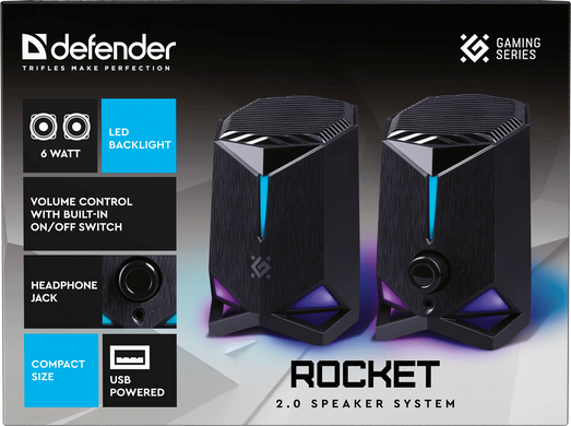 Акустика Defender 2.0 Rocket 6Вт (65094) [203823]