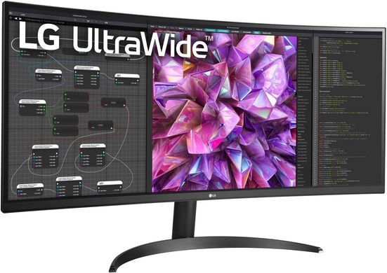 Монітор LG 34" 2xHDMI, DP, Audio, IPS, 3440x1440, 21:9; sRGB 99%, CURVED, HDR10 (34WQ60C-B) [100854]