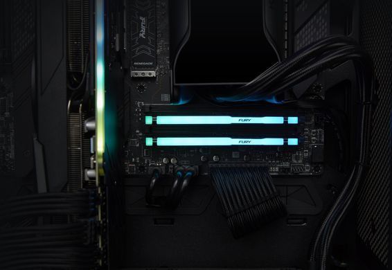 Пам'ять ПК Kingston DDR5 8GB 5200 FURY Beast RGB (KF552C40BBA-8) [103784]