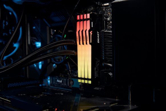 Пам'ять ПК Kingston DDR5 8GB 5200 FURY Beast RGB (KF552C40BBA-8) [103784]