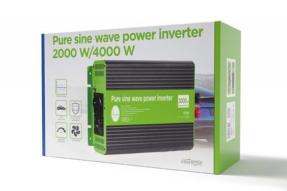 Інвертор напруги EnerGenie 2000W (EG-PWC-PS2000-01) [610908]