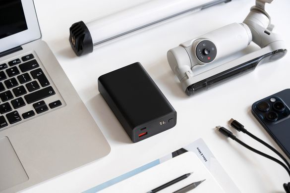 Акумулятор портативний літій-іонний Power Bank 2E 20000мА&middot;год, 65Вт, PD, QC, чорний (2E-PB2014PD-BLACK) [108444]