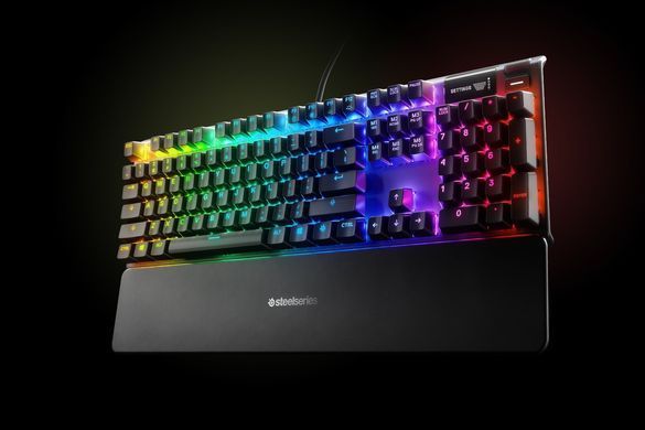 Клавіатура ігрова механічна SteelSeries Apex 7 (Blue Switch) UA OLED Smart Display (64774) [41044]