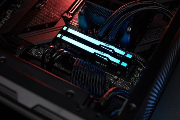 Пам'ять ПК Kingston DDR5 8GB 5200 FURY Beast RGB (KF552C40BBA-8) [103784]