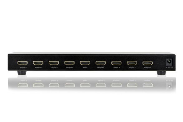 Відеосплітер DIGITUS HDMI (INx1 - OUTx8) (DS-43302) [108488]