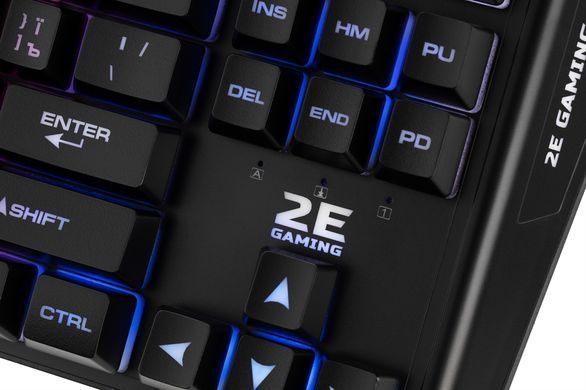 Клавіатура 2E Gaming KG355 LED Ukr Black (2E-KG355UBK) [611538]