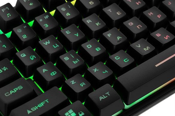Клавіатура 2E Gaming KG355 LED Ukr Black (2E-KG355UBK) [611538]