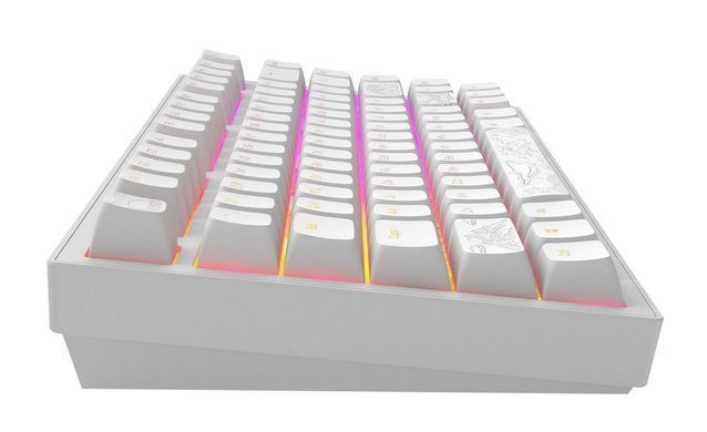 Клавіатура Dark Project ALU81 Terra Nostra White (DPKB_NOSTRA_81_ANSI_WHITE_UA) [616443]