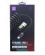 Кабель Luxe Cube Dynamic USB - USB Type-C (M/M), 1.5 м, Black (4446689101342) [603836], фото 1
