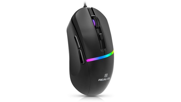 Миша REAL-EL RM-530 Black (EL123200053) [617028]