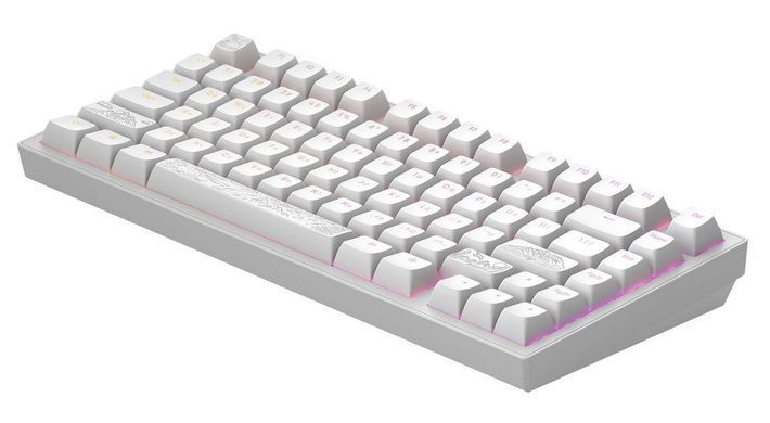 Клавіатура Dark Project ALU81 Terra Nostra White (DPKB_NOSTRA_81_ANSI_WHITE_UA) [616443]