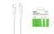 Кабель USB-C > USB-C заряджання/синхронізації Belkin 1м, 240Вт, Type-C, плетений, білий (CAB025HQ1MWH) [108882], фото 3