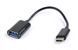Кабель Cablexpert, USB2.0 - USB Type-C, 0.2 м, чорний (A-OTG-CMAF2-01) [608244], фото 1