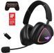Гарнітура ігрова ASUS ROG Delta II, 3.5мм/BT/WL, RGB, 2м, чорний (90YH03W0-BHUA00) [107450], фото 1