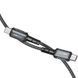 Кабель ACEFAST C1-03 Type-C to Type-C 3A, 1.2m, nylon, aluminum connectors, Black (6974316280521) [803666], фото 3