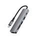 USB-хаб ACEFAST J18 USB-C 6-in-1 HUB docking station Metal Gray (6974316285939) [806543], фото 5