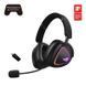Гарнітура ігрова ASUS ROG Delta II, 3.5мм/BT/WL, RGB, 2м, чорний (90YH03W0-BHUA00) [107450], фото 4