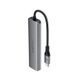 USB-хаб ACEFAST J18 USB-C 6-in-1 HUB docking station Metal Gray (6974316285939) [806543], фото 3