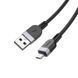 Кабель HOCO X109 Energy silicone charging data cable Micro (L=1M) Black (6942007636223) [804386], фото 4