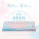 Клавіатура механічна GravaStar Mercury K1 Lite 80keys, GravaStar x BSUN Grey, BT/WL/USB, Lumen Rose (GSK1LITE_PM_PNK) [114417], фото 3