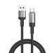 Кабель ColorWay USB - USB Type-C (M/M), braided wire, 6А, 1 м, Black (CW-CBUC096-BK) [619954], фото 3