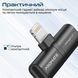 Адаптер Promate iHinge Lightning - 2хLightning (M/F) Black (ihinge-lt.black) [604314], фото 4