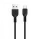 Кабель HOCO X13 USB to Type-C 3A, 1m, PVC, PVC connectors, Black (6957531061182) [805470], фото 1
