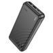 Зовнішній акумулятор HOCO J123A Element power bank(20000mAh) Black (6942007612067) [806285], фото 1