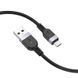 Кабель HOCO X109 Energy silicone charging data cable Micro (L=1M) Black (6942007636223) [804386], фото 3