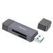 Кардрідер Hoco HB45 Spirit 2-in-1 USB-USB Type-C 3.0 Black (6942007620529) [614875], фото 1