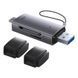 Кардрідер Baseus Lite Series USB-A & Type-C to SD/TF Card Reader Grey (WKQX060113) [806518], фото 6