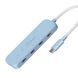 USB-хаб J5create 4 USB-C Cyan (JCH345EC-N) [618223], фото 2