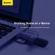 Кардрідер Baseus Lite Series USB-A & Type-C to SD/TF Card Reader Grey (WKQX060113) [806518], фото 16