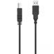 Кабель USB 2.0 AM-BM, 3.0 м, чорний, HP (DHC-PT100-3M) [402463], фото 2